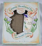 1987 Ceramic Shortbread Pan Brown Bag Cookie Art "flowers & Berries" New In Box. Fixed Price $46.95.