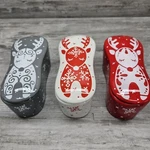 Temptations Bakeware Seasonal Holiday Christmas Mini Ramikin Lot (3). Fixed Price $33.09.