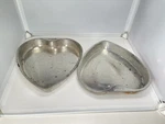 Vintage T-165 Heart Shaped Cake Pans Ekcoloy Aluminum Made Usa 1960S. Fixed Price $25.00.
