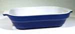Emile Henry France 96.09 Rectangular Baking Dish 799 5.5X9X2 Blue Stoneware. Fixed Price $19.95.