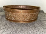 Antique Copper Gratin Baking/wall Decor Pan With Handles Stunning Design Patina. Fixed Price $47.99.