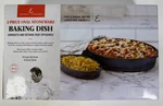 Emeril Lagasse Oval Stoneware Baking Dish 2-PC Set; Blue. Fixed Price $19.95.