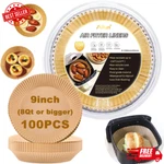 Ailun 9INCH Round Air Fryer Disposable Paper Liners, 100PCS Non-stick. Fixed Price $19.34.