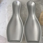 Vntg 1973 Wilton ALUMINUM3-D Bowling Pin Cake Pan Set 502-4424. Fixed Price $26.78.