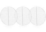 13.7 Inch Round Grill Grates Chromed Iron Steel Charcoal Grid Pcs Set. Fixed Price $26.13.