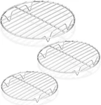 Round Cooking Rack, 3 Pcs Stainless Steel Baking Cooling Steaming Grilling Ra.... Fixed Price $20.86.