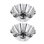 6 Pcs Portuguese Nonstick Tart Tins 2.4 Inch Small Pie Pan For Baking. Fixed Price $24.61.