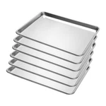6 Pack Half Size Baking Sheet Pan Aluminum Commercial For Oven Freezer Ba.... Fixed Price $87.09.