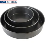 Nonstick Round Cake Pans Set Heavyweight Carbon Steel Baking Molds Durable New. Fixed Price $19.00.