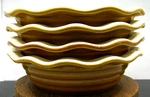 Emile Henry Mustard Yellow Ruffled 4 Mini Baking Tart Pie Dish French Country. Fixed Price $44.97.