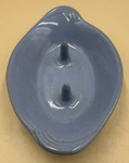 Vintage Bakato Christian Ridge Blue Pottery Terra Cotta Potato Onion Bake Dish. Fixed Price $19.99.