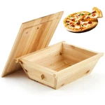 Tradition Wooden Pizza Dough Proofing With Lid Handle 16 X 13 Inch Doug.... Fixed Price $73.16.