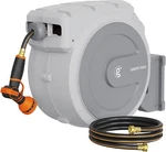 Giraffe Tools Garden Retractable Hose Reel Water Wall Mount, Lightgrey. Fixed Price $139.99.