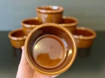 (2) Diversified Ceramics DC501 Brown Souffle Dish Bowl Casseroles 16 Oz. Fixed Price $9.99.