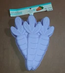 Mold Carrot's Easter Silicone Baking 10" X 8" 2" Purple By Celebrate-it. Fixed Price $12.00.
