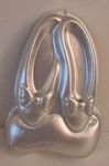 Wilton Ballet Slippers Cake Pan 2002 #2105-2065. Fixed Price $7.64.