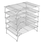 P&p Chef Cooling 5-TIER Stainless Steel Stackable Baking Cooking Racks F.... Fixed Price $37.22.