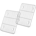 E-far Small Baking Set Of 2, Stainless Steel Metal Roasting Cooking Racks,. Fixed Price $10.03.