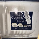 Corningware French White 10 Piece Bakeware Set, New No Box. Fixed Price $68.29.