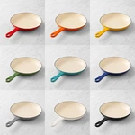 Creuset Enameled Cast Iron Shallow Fry Pan, 9.75 Inch - Full Color. Fixed Price $113.75.
