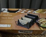 Crofton Rack For Baking And Serving Holds Tacos 041498190378. Fixed Price $10.00.