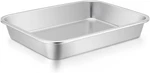 Teamfar Lasagna Pan, 1.7INCH Stainless 8.3X10.6X1.7-INCH, Silver. Fixed Price $21.29.