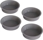 Keyfive Silicone Inch Cake Pan Round, Set Of Small X4, Gray. Fixed Price $18.54.