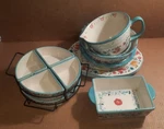 Dinnerware Gibson Elite Anaya Stoneware Assorted. Fixed Price $18.00.