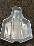 Vintage 1979 Wilton Space Ship Rocket Aluminum Cake Pan Mold 502-3584. Fixed Price $8.00.