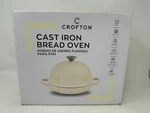 Aldi Crofton Cast Iron Bread Oven 9" Enameled Cream With Handles New. Fixed Price $64.99.
