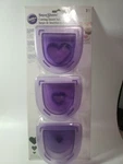 Wilton 3PC Layered Hearts Cutting Insert Set Sugar Sheets Fondant. Fixed Price $10.99.
