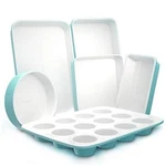 Nutrichef NCBK6CT5 6-PCS Kitchen Oven Baking Pans Non-stick. Fixed Price $66.99.