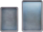 2PCS Chicago Metallic Aurora Nonstick Pan, Jelly Roll, Iridescent Violet. Fixed Price $34.85.