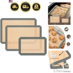 Silicone Baking Mat, 3 Pack Reusable Sheet, Non-stick Food Safe Sili.... Fixed Price $24.31.
