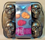 Nordic Ware Haunted Skull Cakelet Pan Nonstick Baking Halloween Cakes. Fixed Price $28.38.