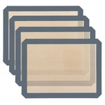 Xssdpdc 4-PACK Non-stick Silicone Baking Mat Food Safe Cookies Macarons Gray. Fixed Price $27.49.