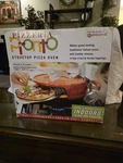 Pizzeria Pronto Gas Stovetop Home Stone Oven PC0600 New. Fixed Price $39.99.