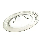 Rsvp Endurance Universal Pot / Pan Lid With Glass Insert 7"-12" Dia, New. Fixed Price $16.98.