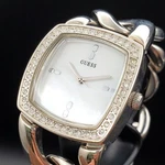 Guess W90001L1 Watch Timepiece Silver Diamond Bezel Ready To Wear Genuine. Fixed Price $191.97.