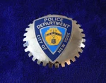 Metal Nypd New York City Police Dept Grille Badge Bumper Topper Sign Emblem. Fixed Price $28.00.
