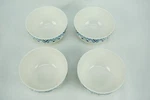 Rachael Ray Ikat Blue Cereal Soup Bowls Set Of 4 Durable Stoneware Kitchen. Fixed Price $29.99.