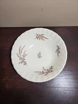 Vintage W.s. George (bolero) 9 Serving Bowl Pink Flower Green Leaves. Fixed Price $20.00.
