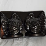 Nordic Ware Classic Turkey 3D Pan, 10 Cup Cast Aluminum, Black. Fixed Price $35.00.