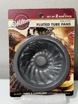 Wilton Fluted Tube Set Of 2 Pans 4 3/8"X 1 7/8" Nos. Fixed Price $5.00.