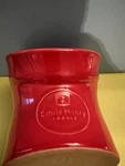 Emile Henry Ceramic Salt Pig Clay Pottery Glazed Red Burgundy France-euc. Fixed Price $19.99.