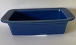 New Fiesta Lapis Blue Pan Baker 1.4 Qt 10.75" Bread Meatloaf Dish Usa Made. Fixed Price $49.99.