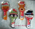 Temptations Holiday Design Glass Kitchen Spoon Rest New Winter Whimsy (12/004). Fixed Price $39.99.