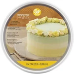 Wilton Performance Pans Aluminum 8" Round Cake 2"DEPTH Layer Baking. Fixed Price $14.64.