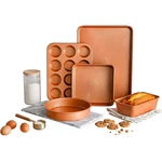 Gotham Steel Non Stick Ceramic Bakeware Set, 5 Piece Baking Pans. Fixed Price $45.99.