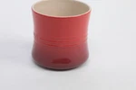 Le Creuset Kitchen Utensil Holder Crock 2.3L Cerise Stoneware Nwt Second Choix. Fixed Price $47.70.